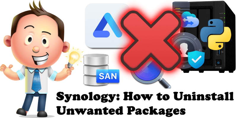 Synology How to Uninstall Unwanted Packages