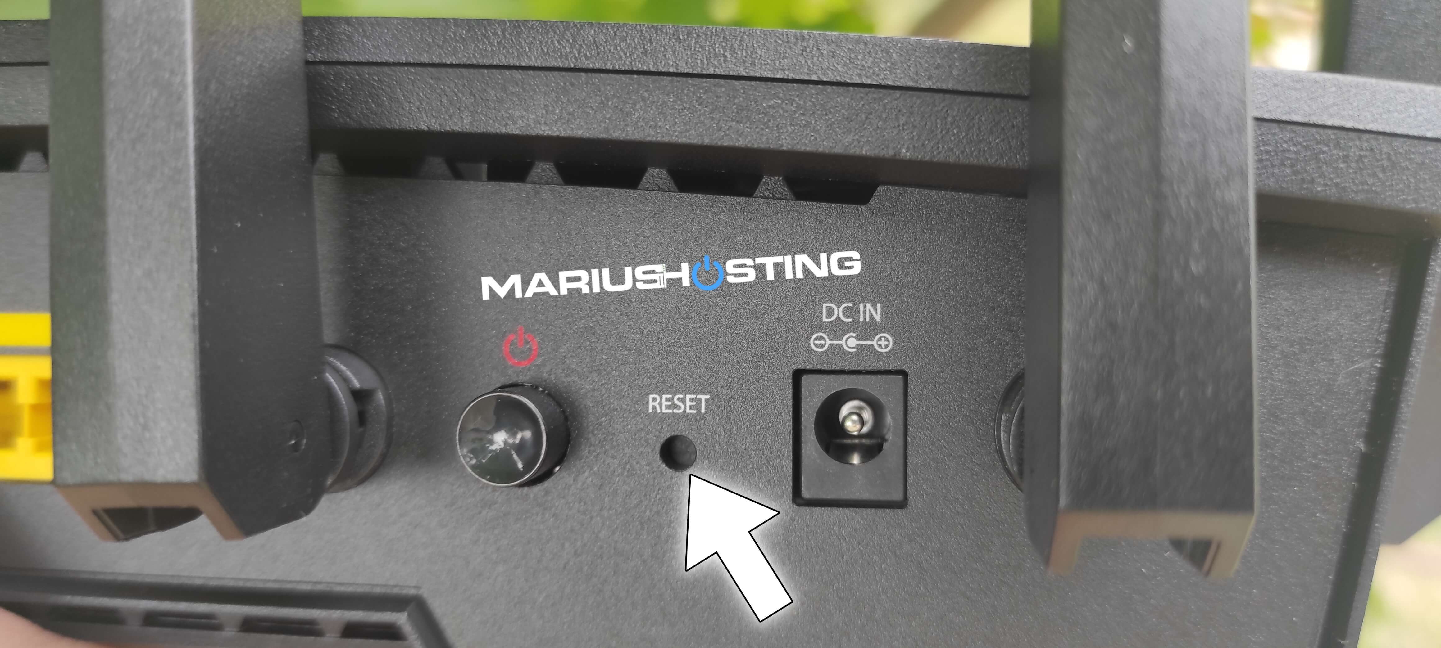 Synology RT6600ax Reset Button