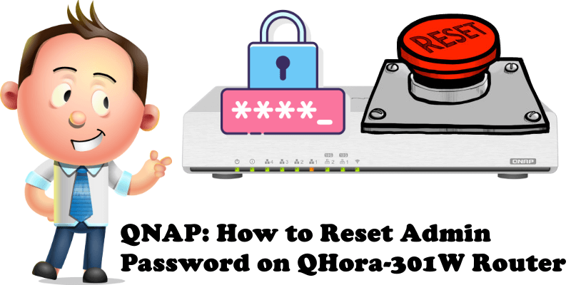 QNAP How to Reset Admin Password on QHora-301W Router
