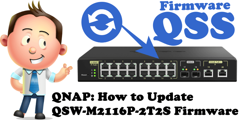 QNAP How to Update QSW-M2116P-2T2S Firmware