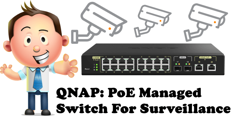 QNAP PoE Managed Switch For Surveillance