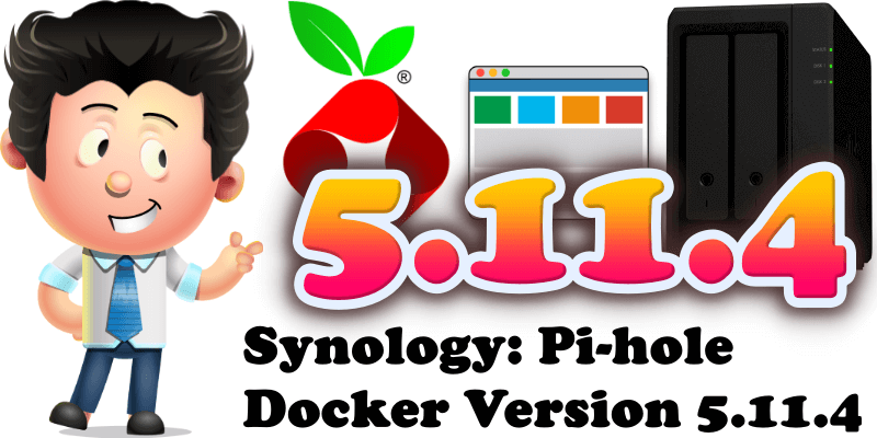 Synology Pi-hole Docker Version 5.11.4