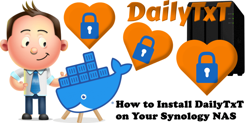 How to Install DailyTxT on Your Synology NAS