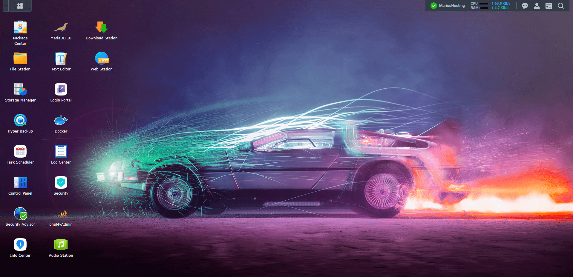 Synology Back To The Future Wallpaper 1