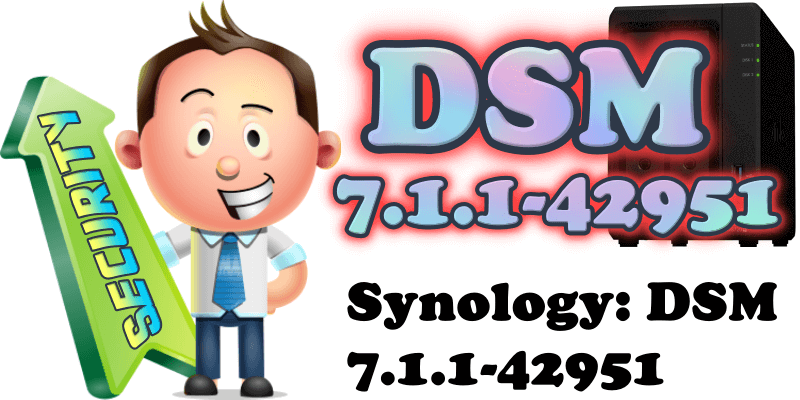 Synology DSM 7.1.1-42951