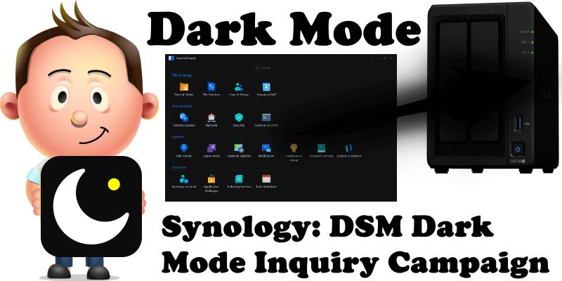 Synology DSM Dark Mode Inquiry Campaign