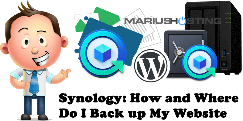 Synology How and Where Do I Back up My Website
