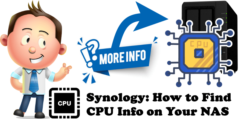 Synology How to Find CPU Info on Your NAS