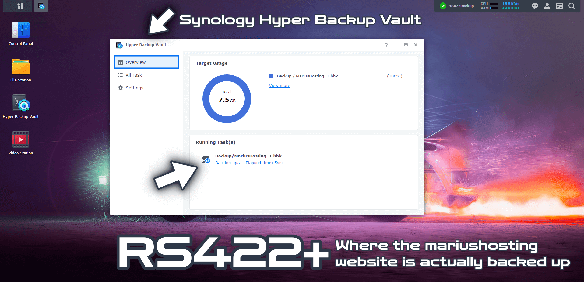 Synology NAS Backup Website 4