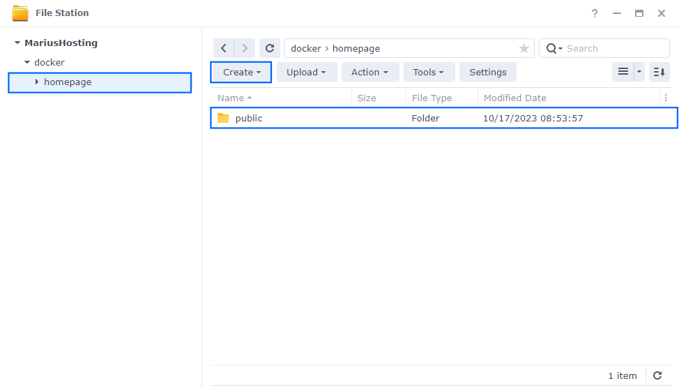 Homepage Synology NAS Set up 2 new 2024