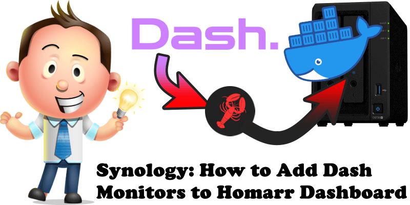 Synology How to Add Dash Monitors to Homarr Dashboard