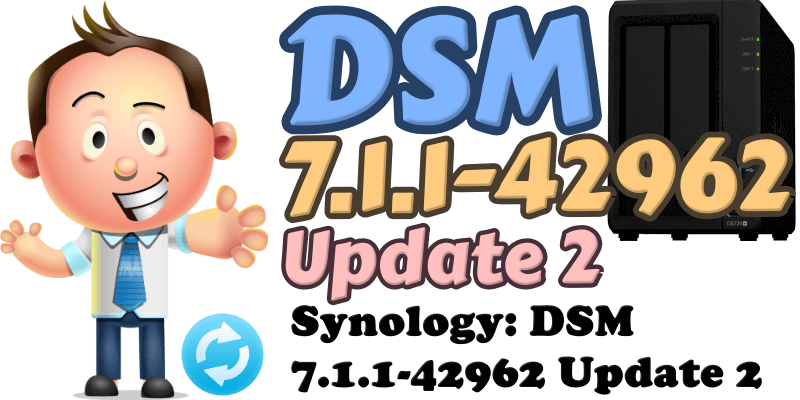 Synology DSM 7.1.1-42962 Update 2