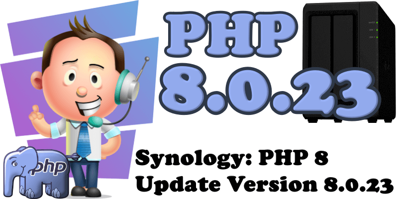 Synology PHP 8 Update Version 8.0.23
