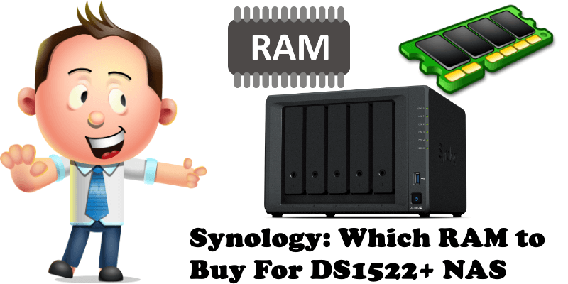 Synology Which RAM to Buy For DS1522+ NAS