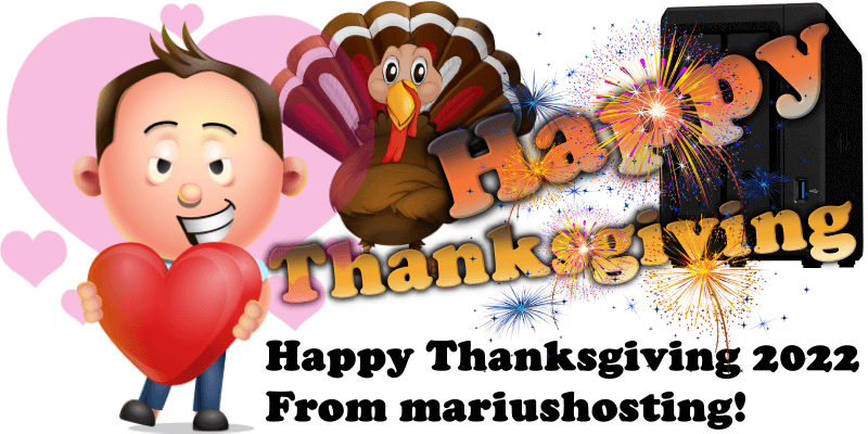 Happy Thanksgiving 2022 From mariushosting!