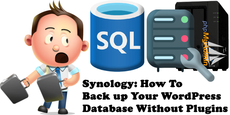 Synology How To Back up Your WordPress Database Without Plugins