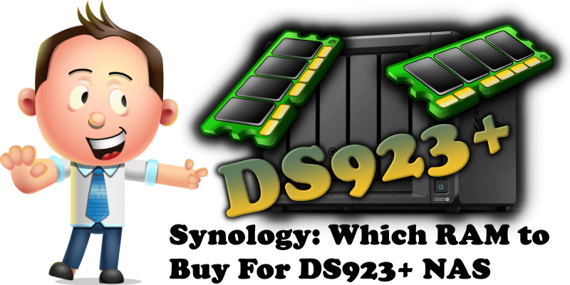 Synology Which RAM to Buy For DS923+ NAS