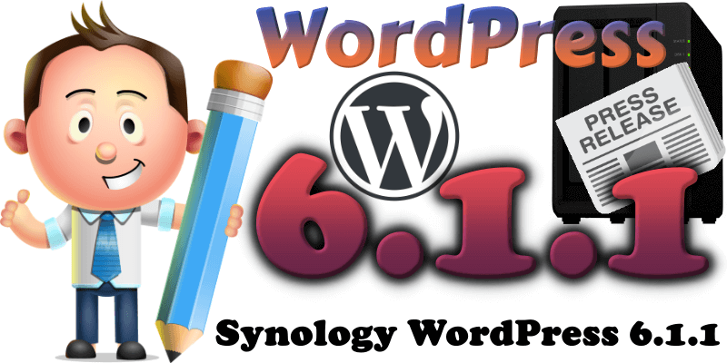 Synology WordPress 6.1.1