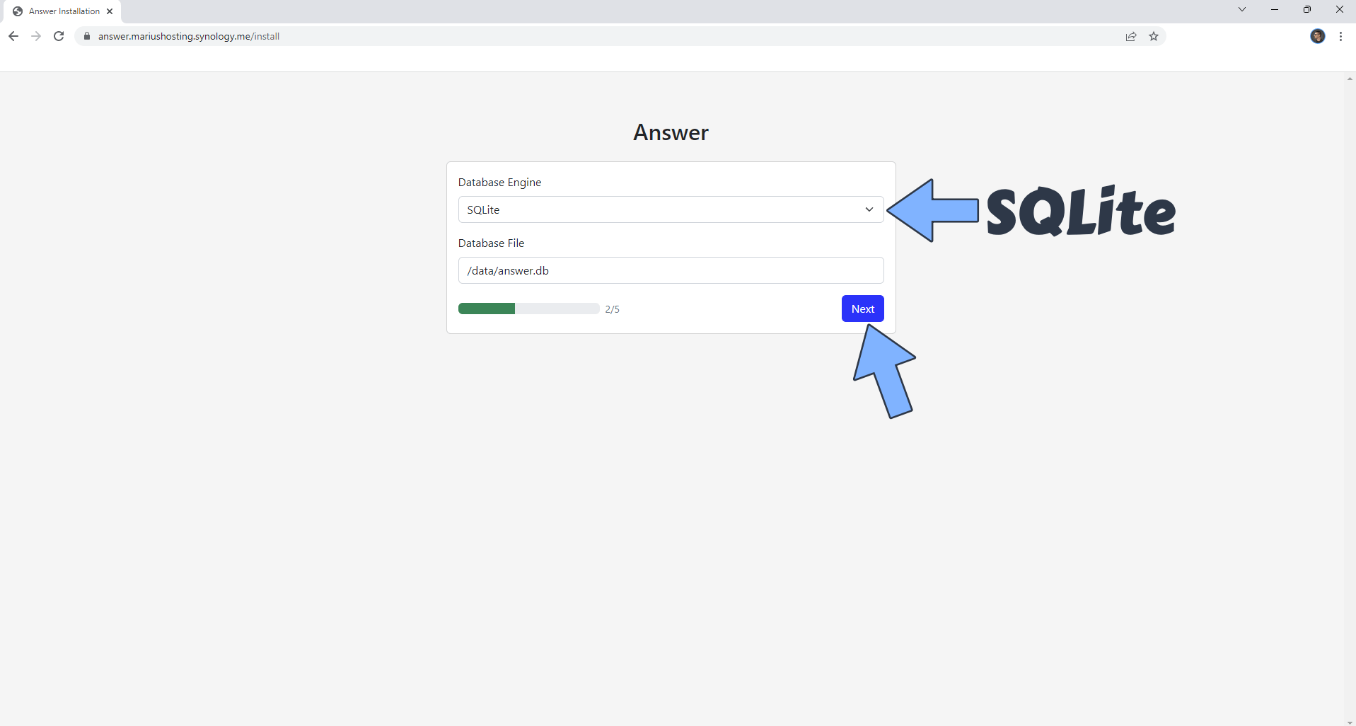 Answer Synology NAS Set up 12