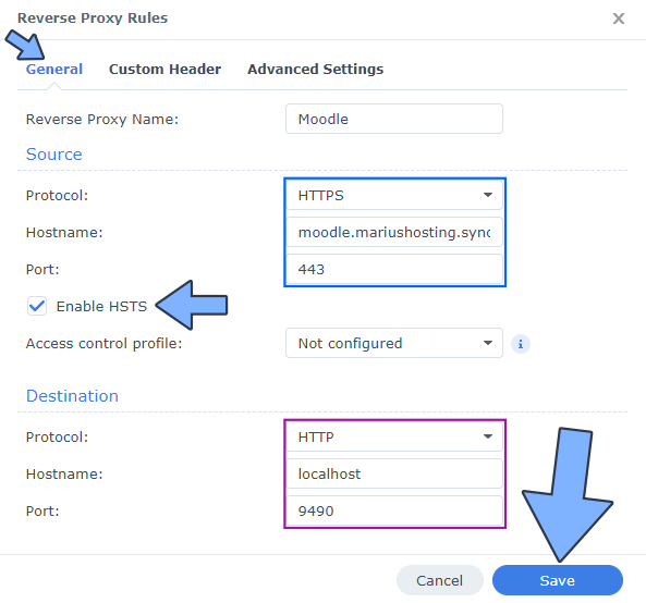 Moodle Synology NAS Set up 3