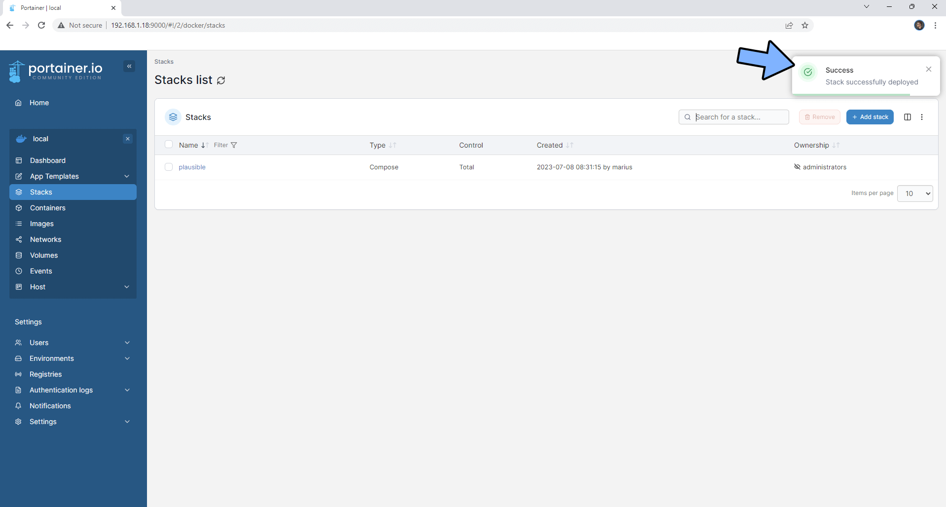 Plausible Synology NAS Set up 10 2024
