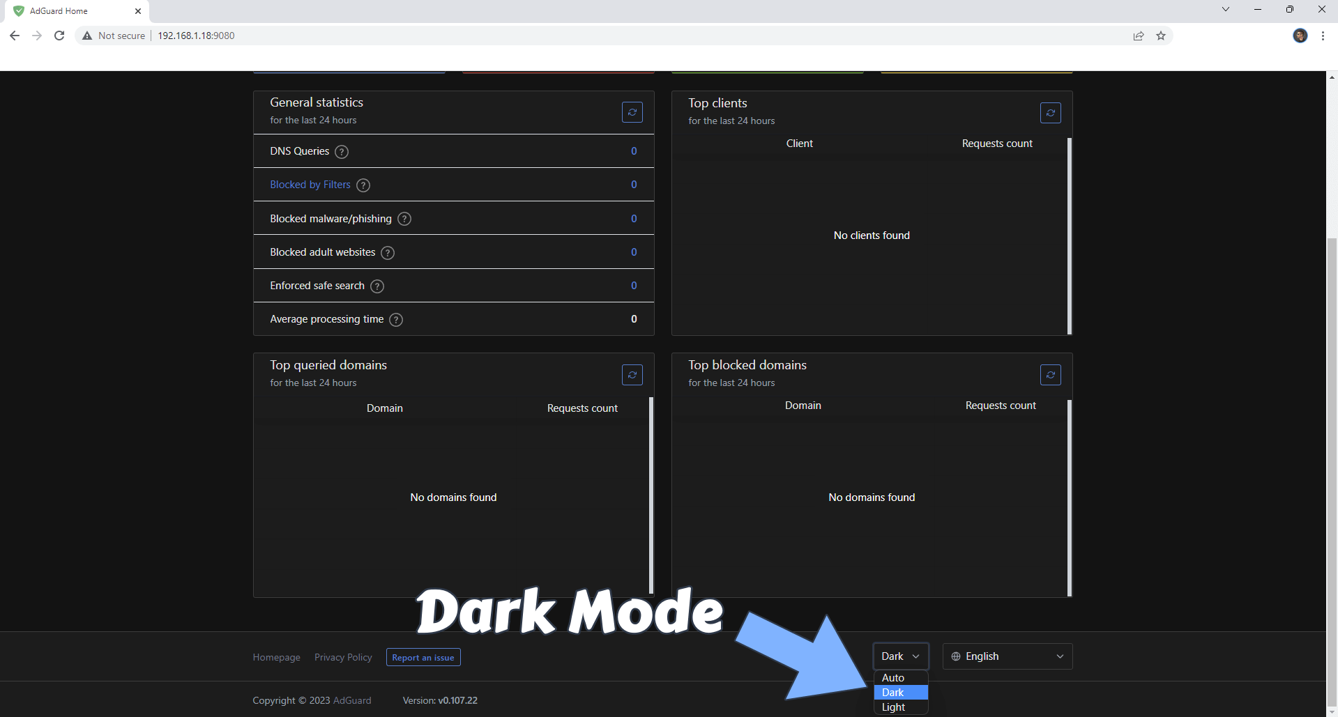 adguard dark mode