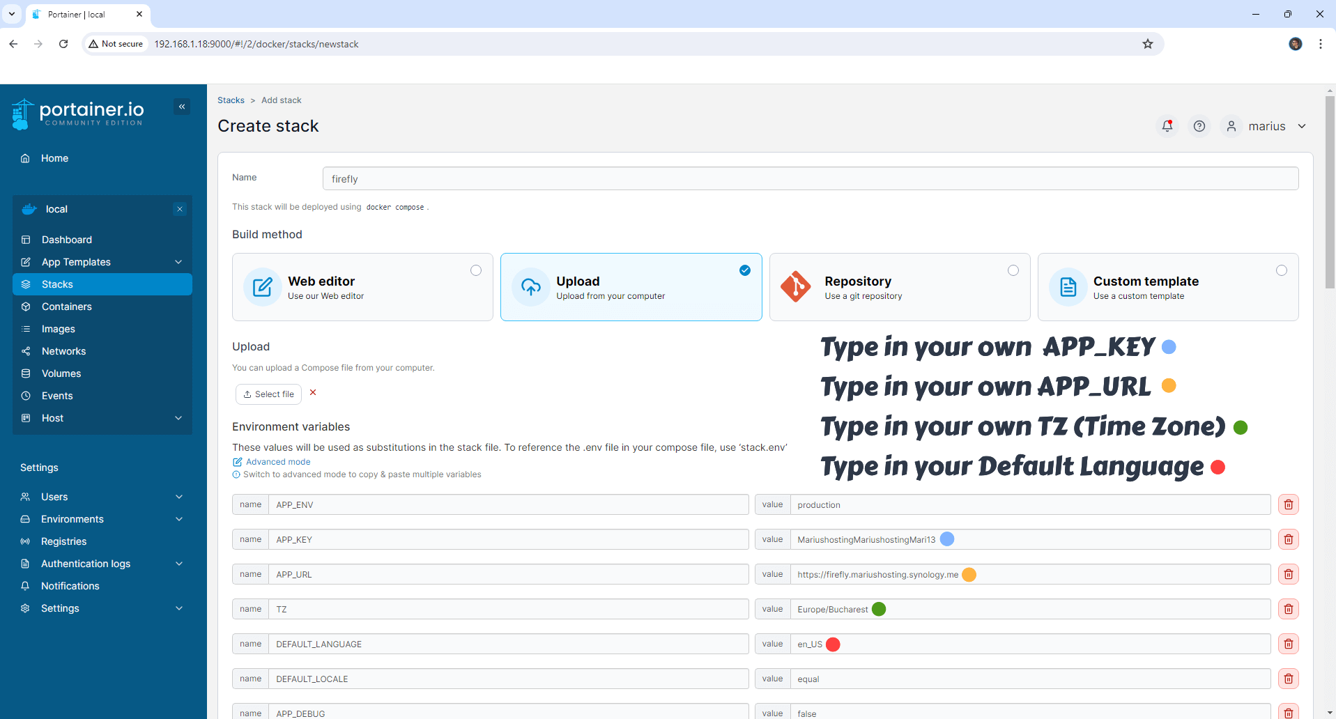 Firefly Synology NAS Set up 10 new 2026