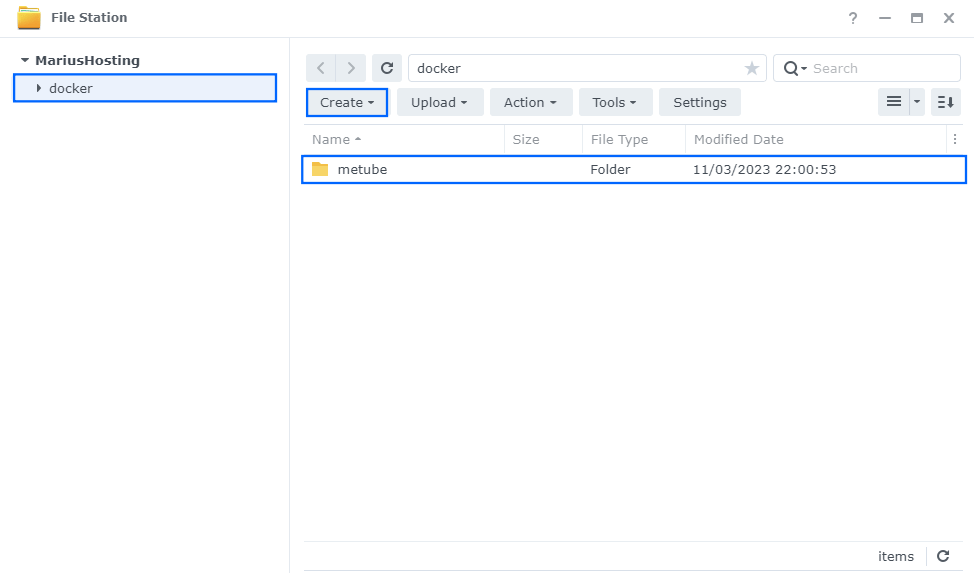 MeTube Synology NAS Set up 1 new 2024