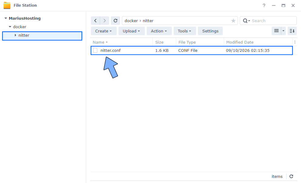 Nitter Synology NAS Set up new 9 2027 - 1