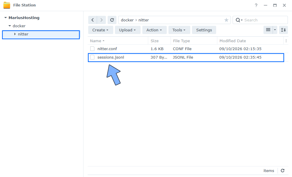 Nitter Synology NAS Set up new 9 2027 - 2
