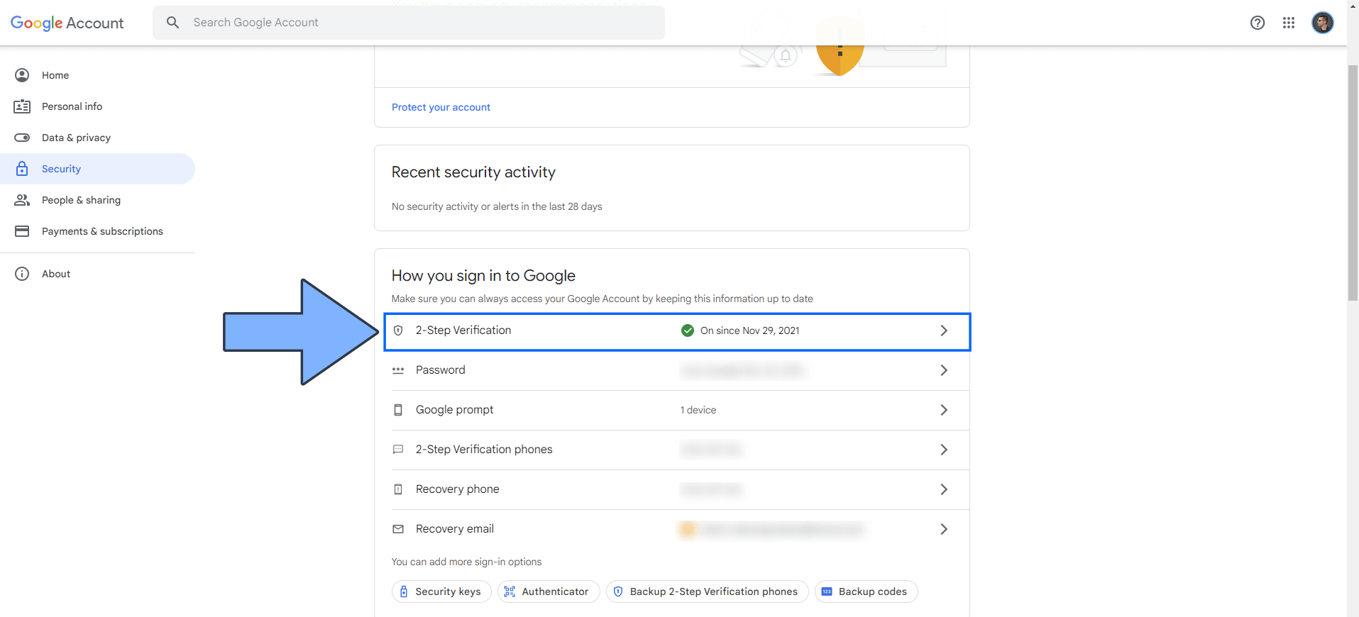 Synology Activate GMAIL App Password 1