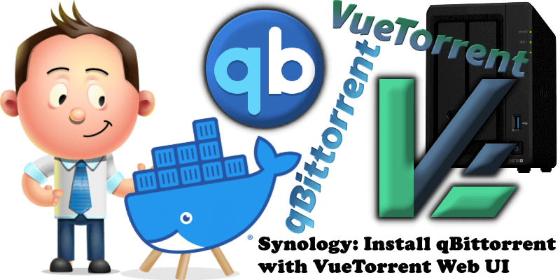 Synology Install qBittorrent with VueTorrent Web UI