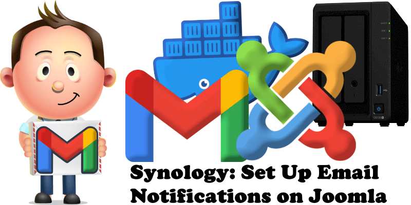 Synology Set Up Email Notifications on Joomla