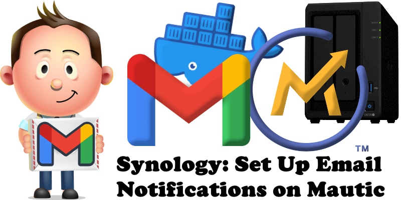 Synology Set Up Email Notifications on Mautic