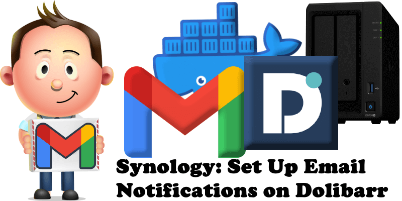 Synology Set Up Email Notifications on Dolibarr