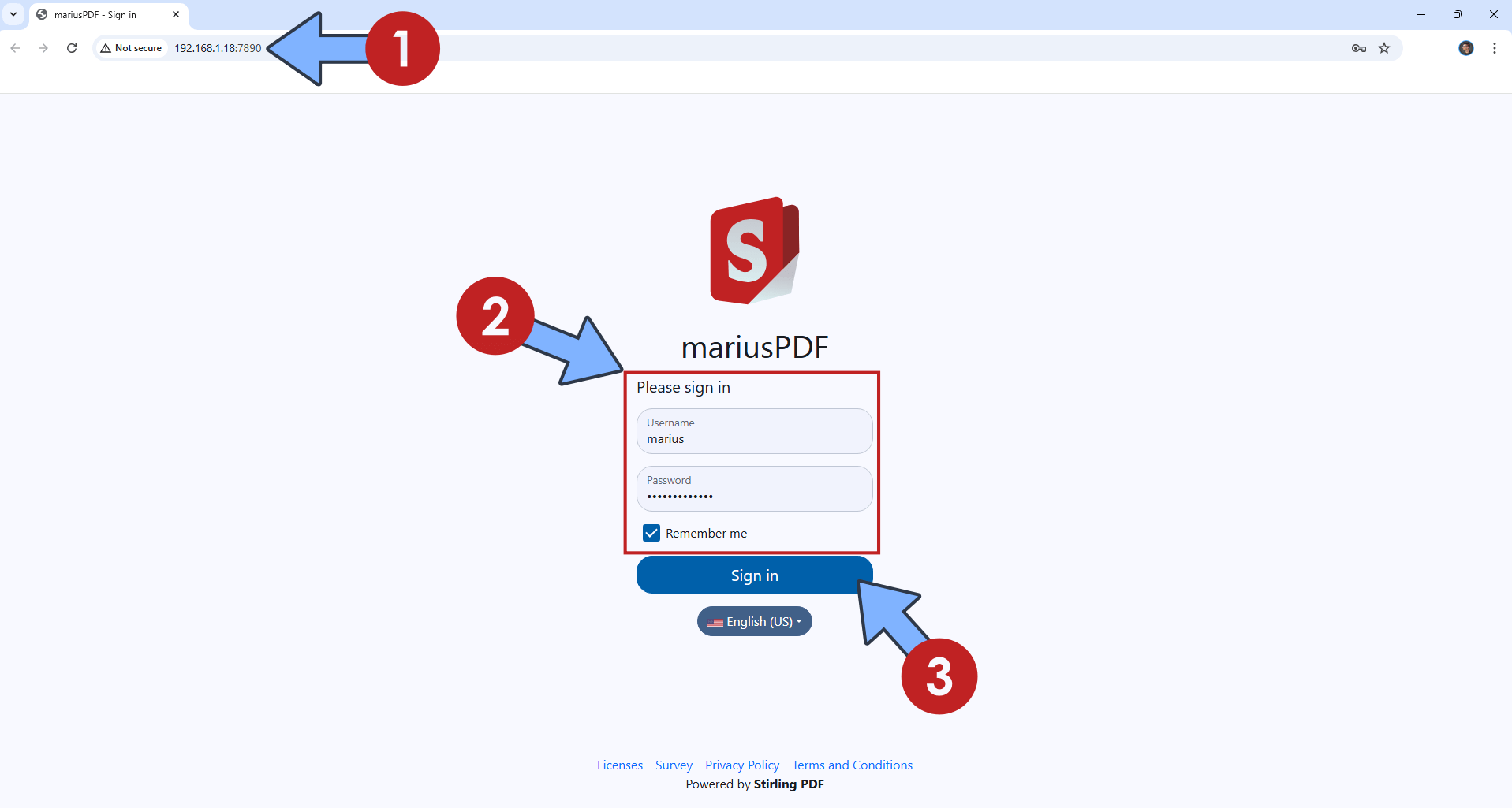 Stirling PDF Synology NAS Set up new 6 2029