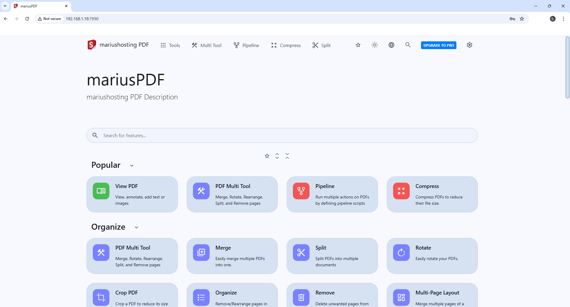 Stirling PDF Synology NAS Set up new 8 2029