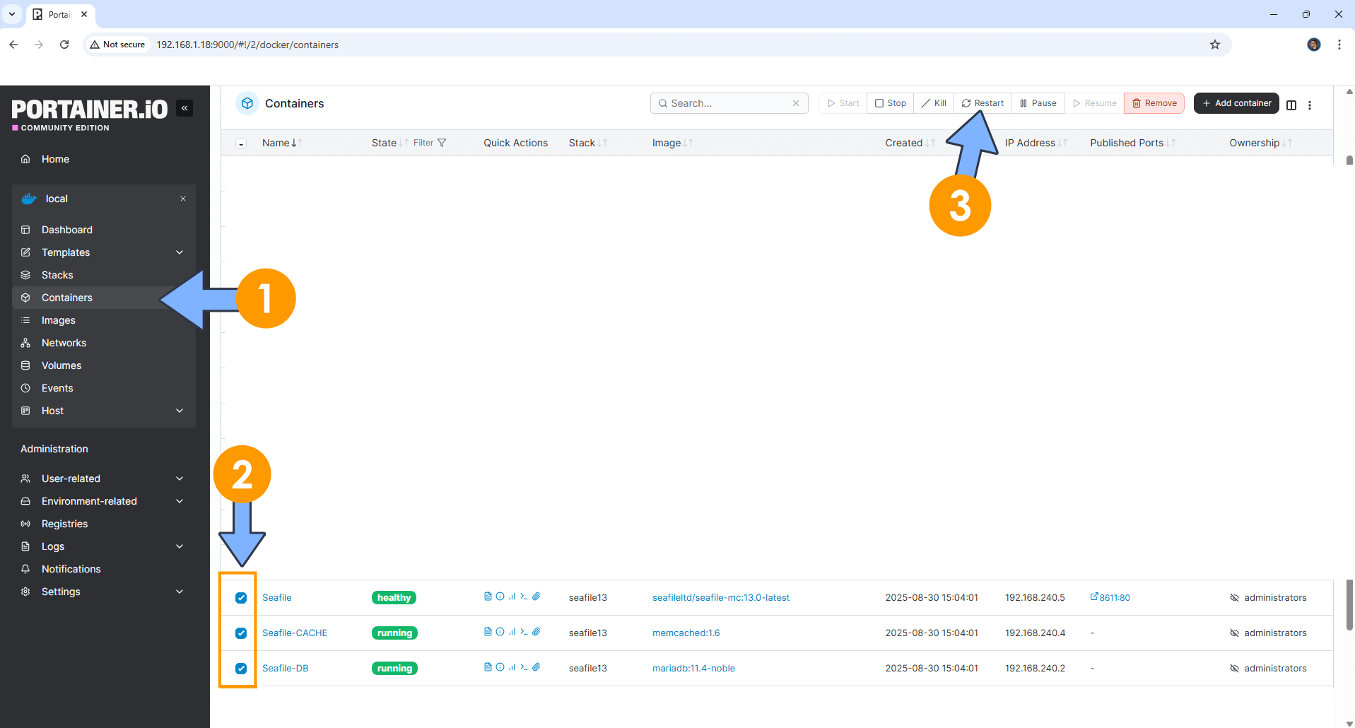 Synology Seafile Set up Email Notification 7