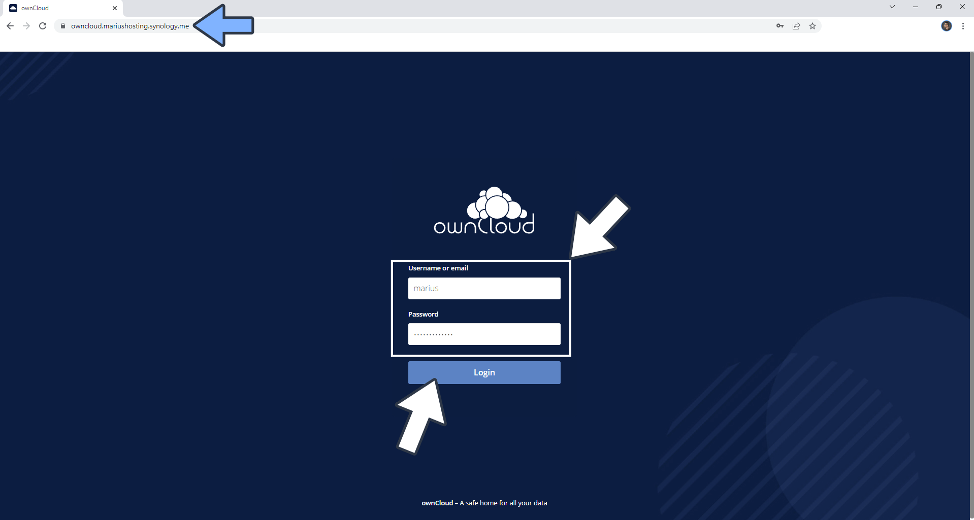 ownCloud Synology NAS Set up 11