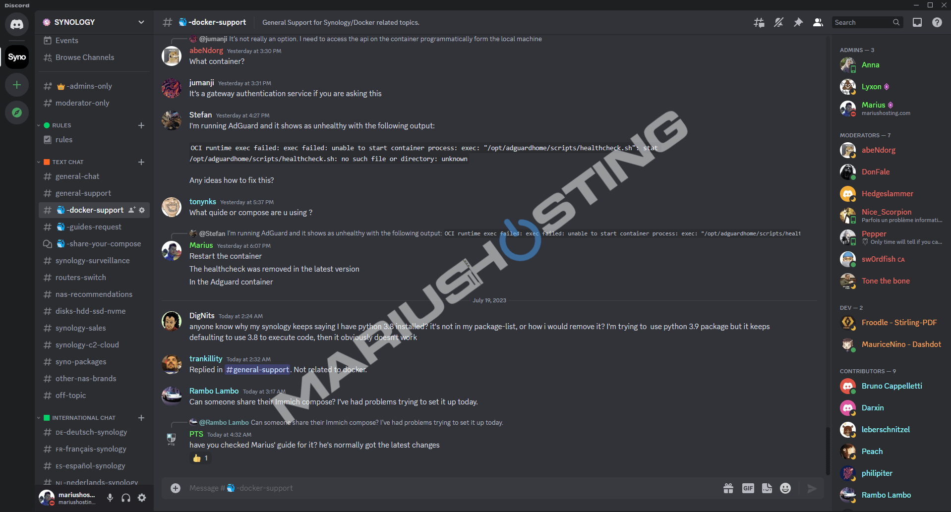 Synology NAS Discord Server 2024 2