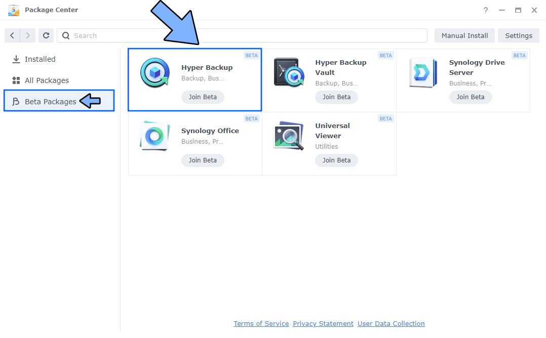 Synology NAS Entire FULL System Backup 1