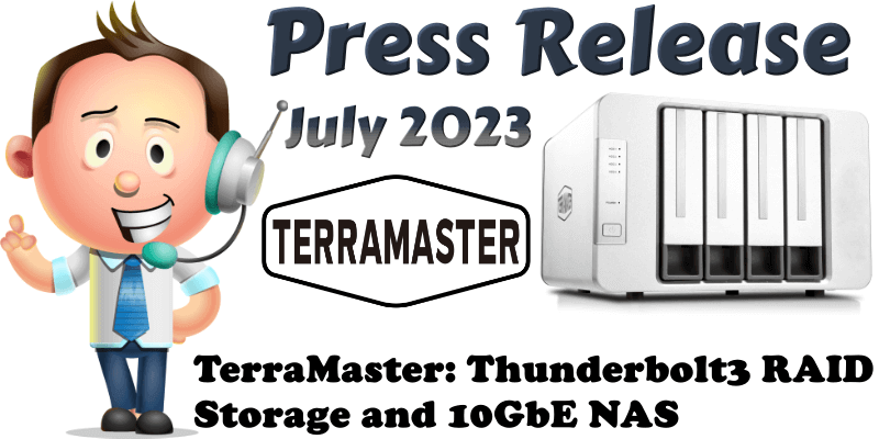 TerraMaster - Thunderbolt3 RAID Storage and 10GbE NAS