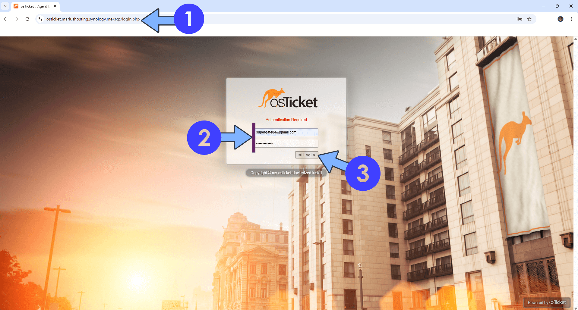 osTicket Synology NAS Set up 11 new 2025