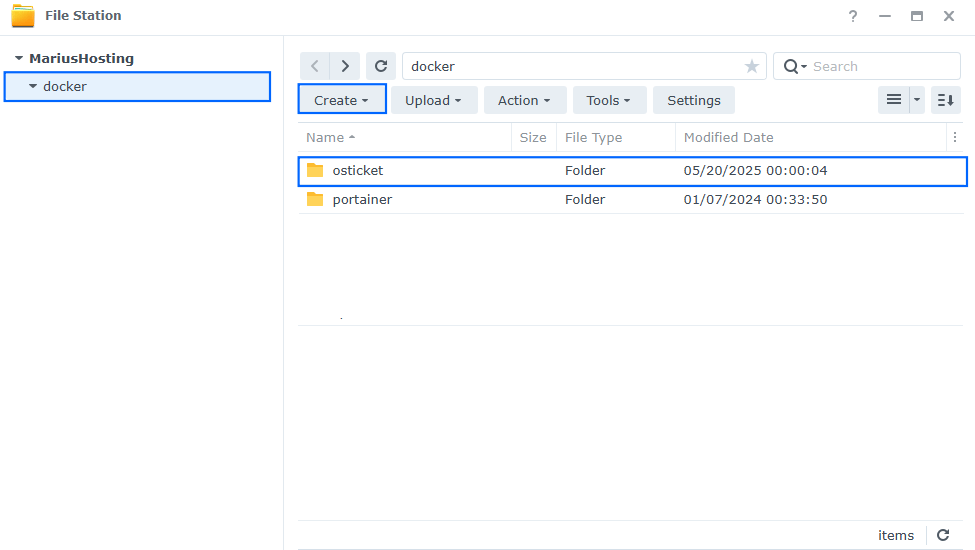 osTicket Synology NAS Set up 6 new 2025
