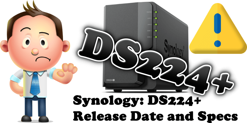 Synology DS224+​ Release Date and Specs