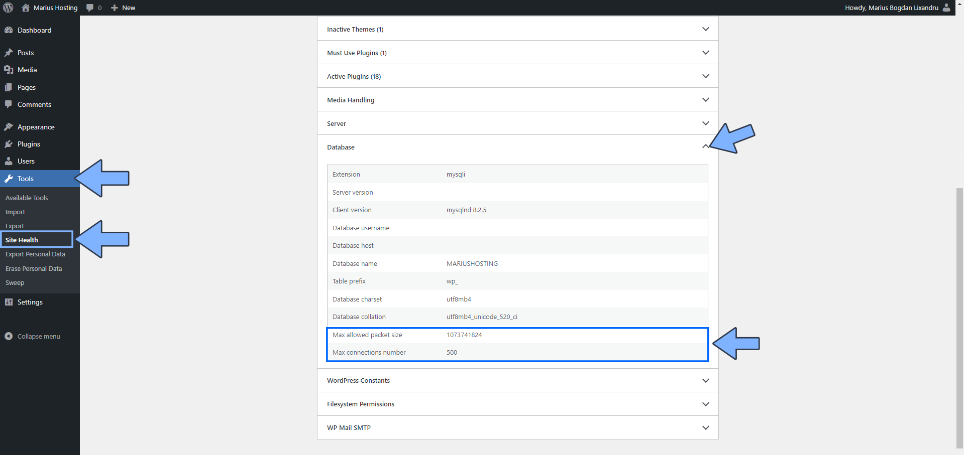 Synology Increase MariaDB Max Connections and Packets 6