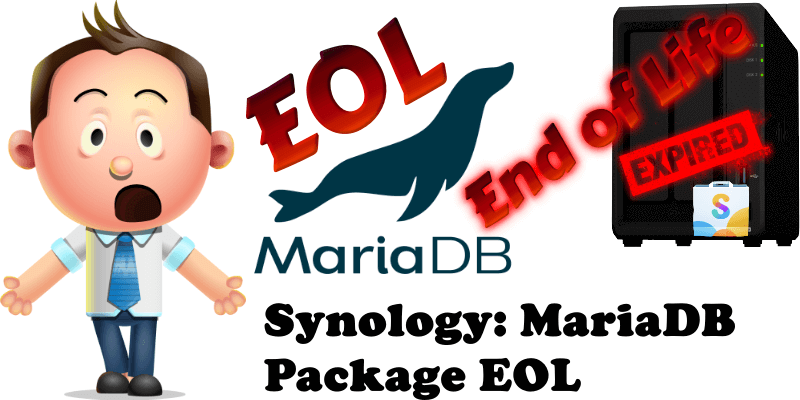 Synology MariaDB Package EOL
