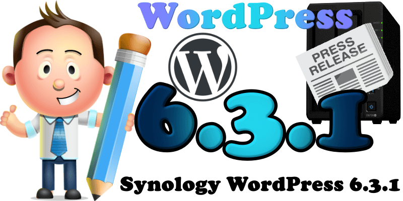 Synology WordPress 6.3.1