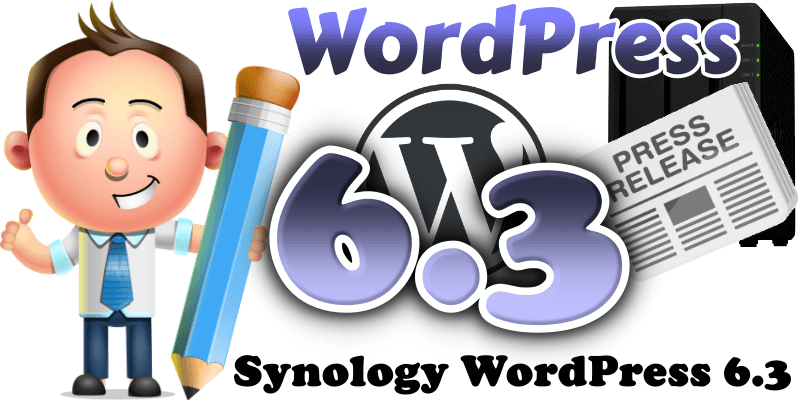 Synology WordPress 6.3