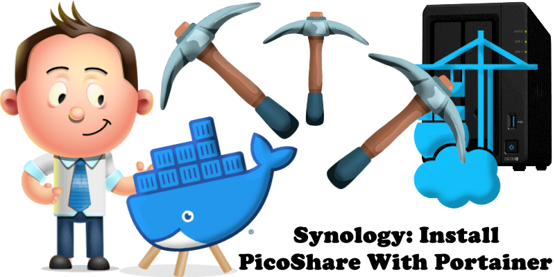 Synology Install PicoShare With Portainer